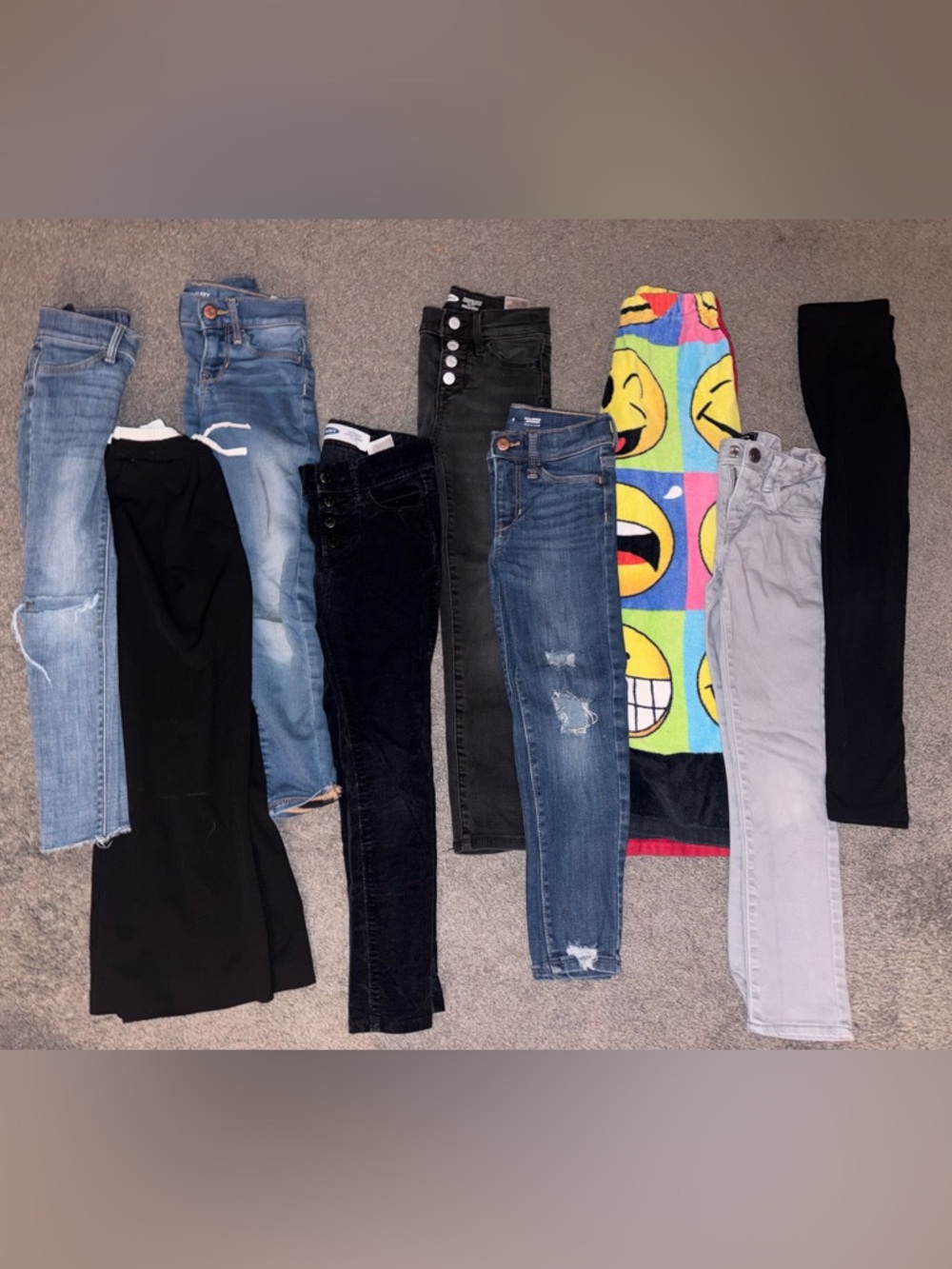 Girls Size 6 Clothing Bundle (9 Pieces) – Jeans, Leggings, Slacks – Zara + More
